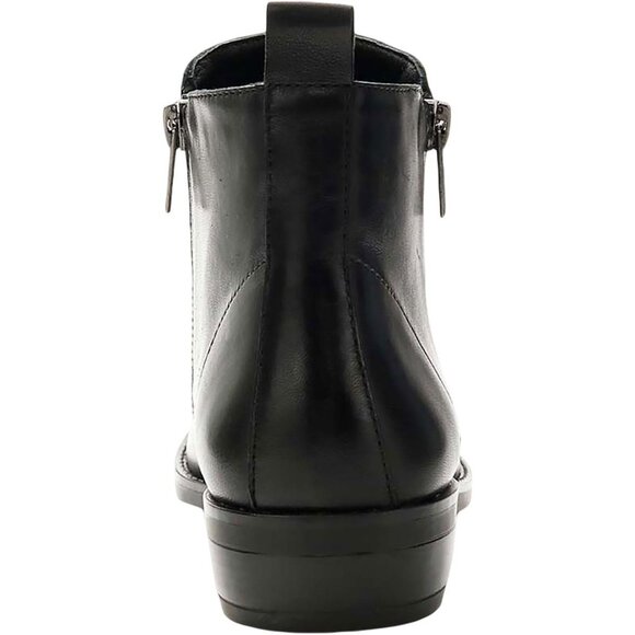 David Tate Womens Leather Cubana Bootie CUBANA-001 Black 9N - Picture 8 of 9